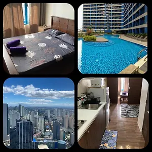  Apartment Makati Amazing View Penthouse Studio, Air Residence, Fast Internet Philippines
